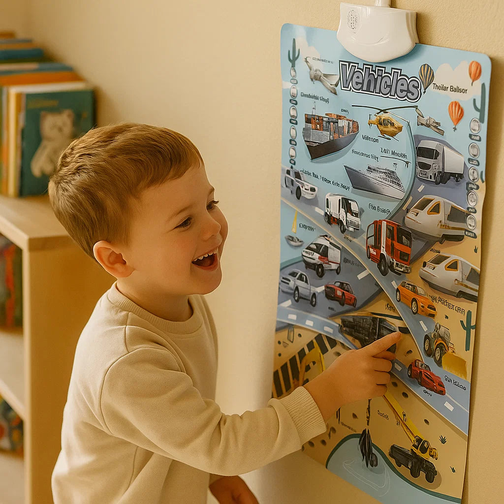Interactive Sound Wall Chart for Kids ⎜ Learn English Words and Sounds Through Fun Visual Exploration