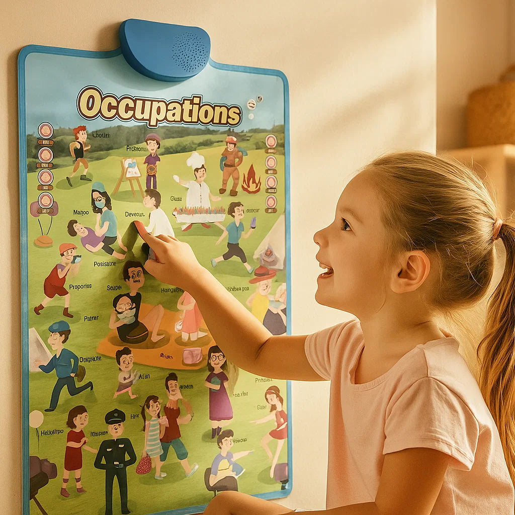 Interactive Sound Wall Chart for Kids ⎜ Learn English Words and Sounds Through Fun Visual Exploration