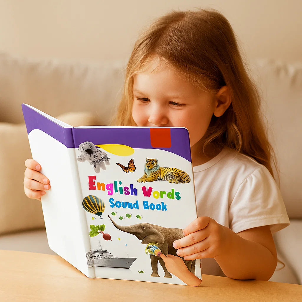 English Sound Learning Book ⎜ Interactive Audio Book for Early Language Development and Vocabulary Building