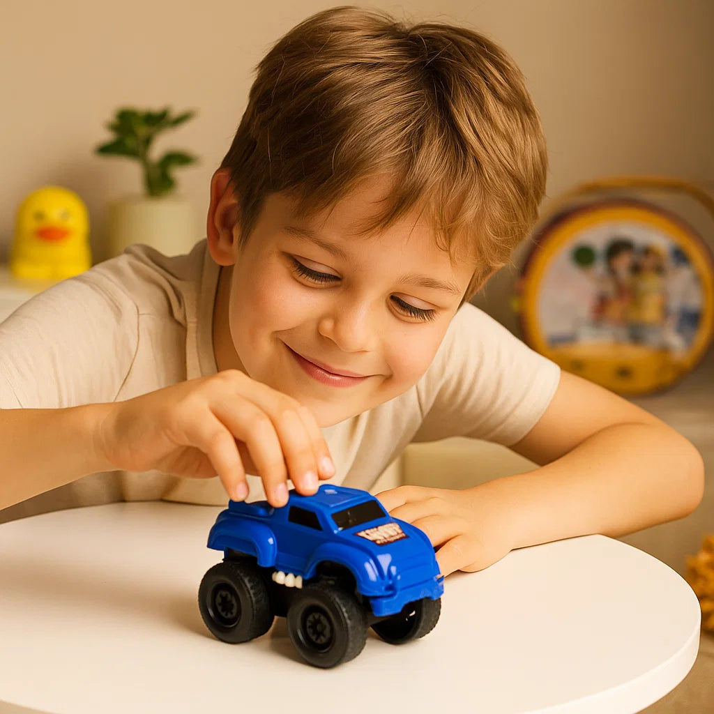 Mini Toy Cars for Toddlers ⎜ Inertial Vehicles for Indoor Crawling Play and Early Motor Skill Development