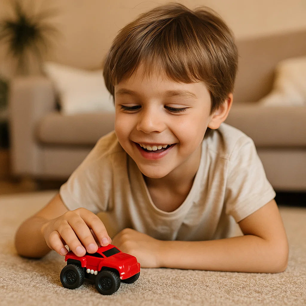 Mini Toy Cars for Toddlers ⎜ Inertial Vehicles for Indoor Crawling Play and Early Motor Skill Development